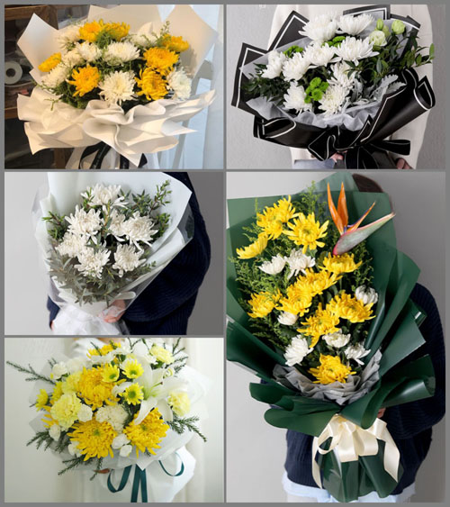 广西崇左龙州县响水镇白事花束代送